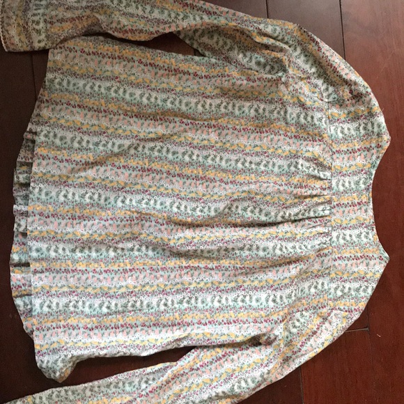 Anthropologie blouse small flower print top - Picture 5 of 5